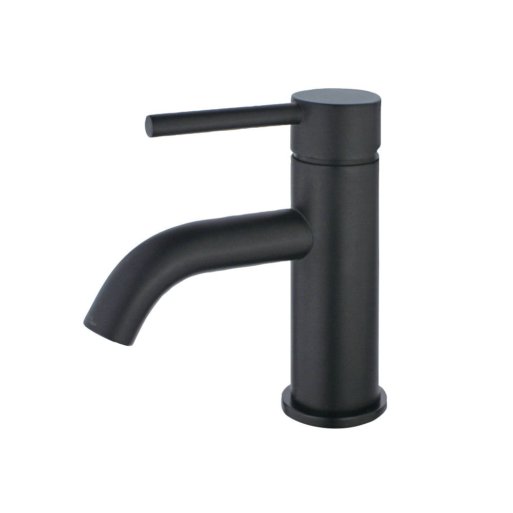 Fauceture LS8220DL Concord Single-Handle Bathroom Faucet with Push Pop-Up, Matte Black - BNGBath