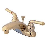 Thumbnail for Kingston Brass KB622 4 in. Centerset Bathroom Faucet, Polished Brass - BNGBath