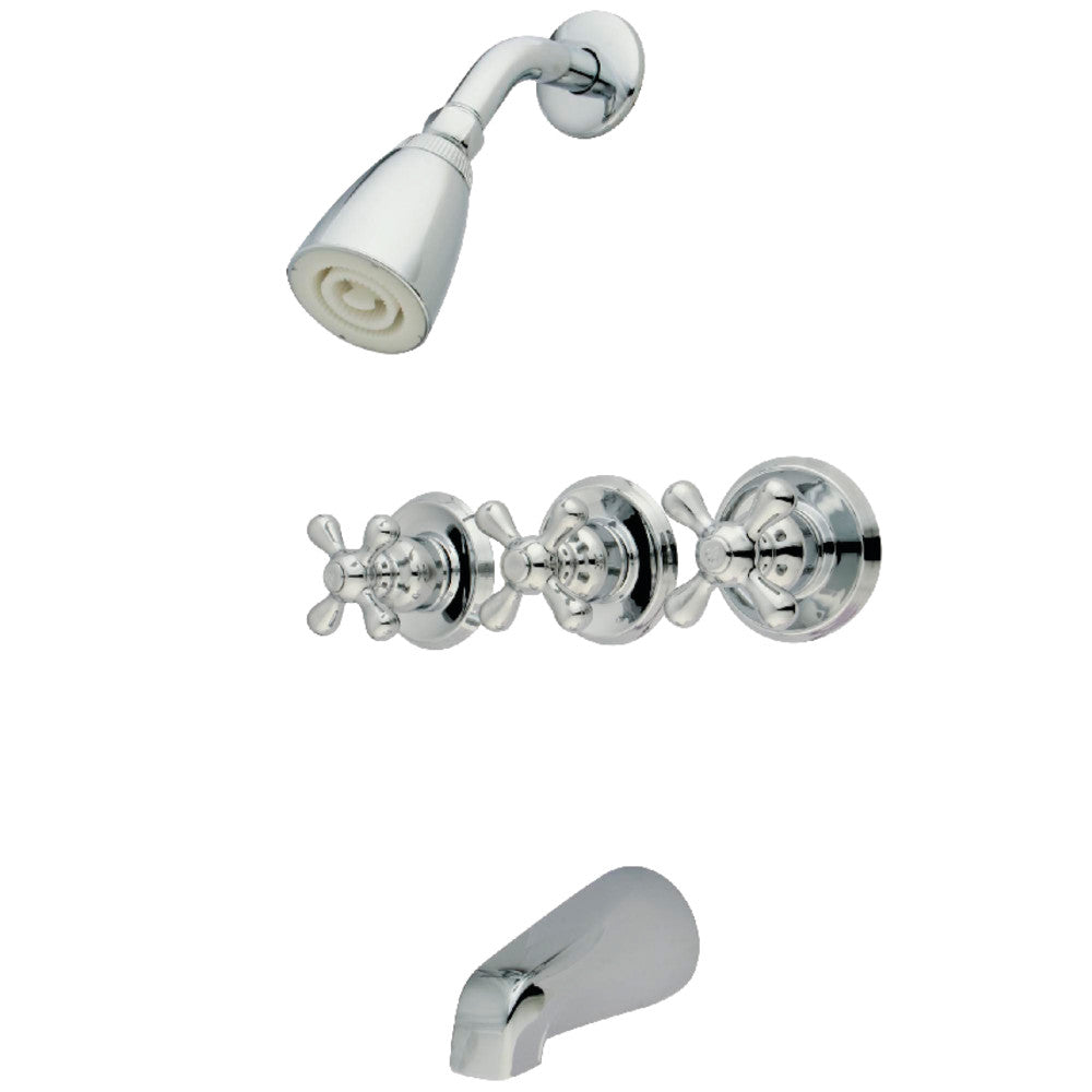 Kingston Brass KB231AX Tub and Shower Faucet, Polished Chrome - BNGBath