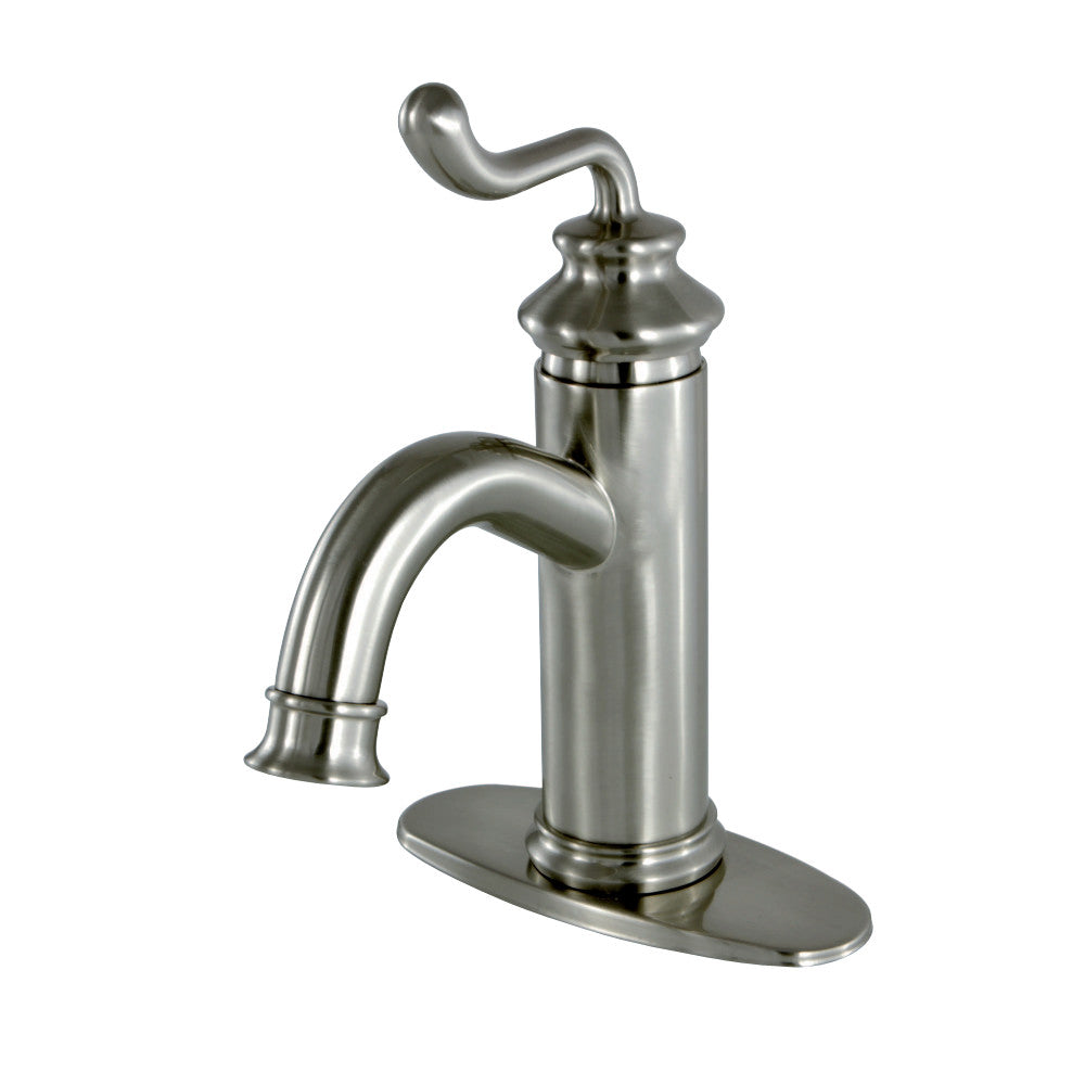 Fauceture LS5418RL Royale Single-Handle Monoblock Bathroom Faucet, Brushed Nickel - BNGBath