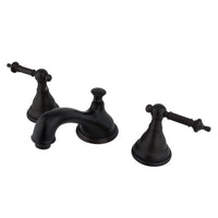 Thumbnail for Kingston Brass KS5565TL 8 in. Widespread Bathroom Faucet, Oil Rubbed Bronze - BNGBath