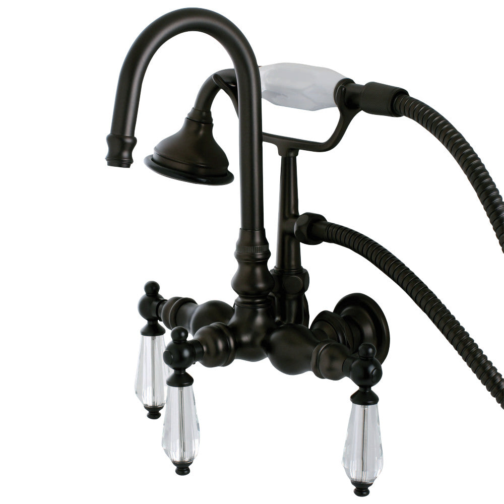 Aqua Vintage AE7T5WLL Wilshire Wall Mount Clawfoot Tub Faucet, Oil Rubbed Bronze - BNGBath