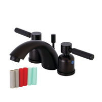 Thumbnail for Kingston Brass KB8955DKL Mini-Widespread Bathroom Faucet, Oil Rubbed Bronze - BNGBath