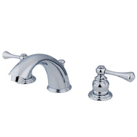 Thumbnail for Kingston Brass KB3971BL 8 in. Widespread Bathroom Faucet, Polished Chrome - BNGBath