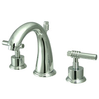 Thumbnail for Kingston Brass KS2961ML 8 in. Widespread Bathroom Faucet, Polished Chrome - BNGBath