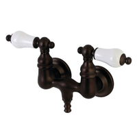 Thumbnail for Aqua Vintage AE35T5 Vintage 3-3/8 Inch Wall Mount Tub Faucet, Oil Rubbed Bronze - BNGBath