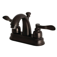 Thumbnail for Kingston Brass FB5615NFL 4 in. Centerset Bathroom Faucet, Oil Rubbed Bronze - BNGBath