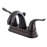 Thumbnail for Kingston Brass KB5615YL 4 in. Centerset Bathroom Faucet, Oil Rubbed Bronze - BNGBath