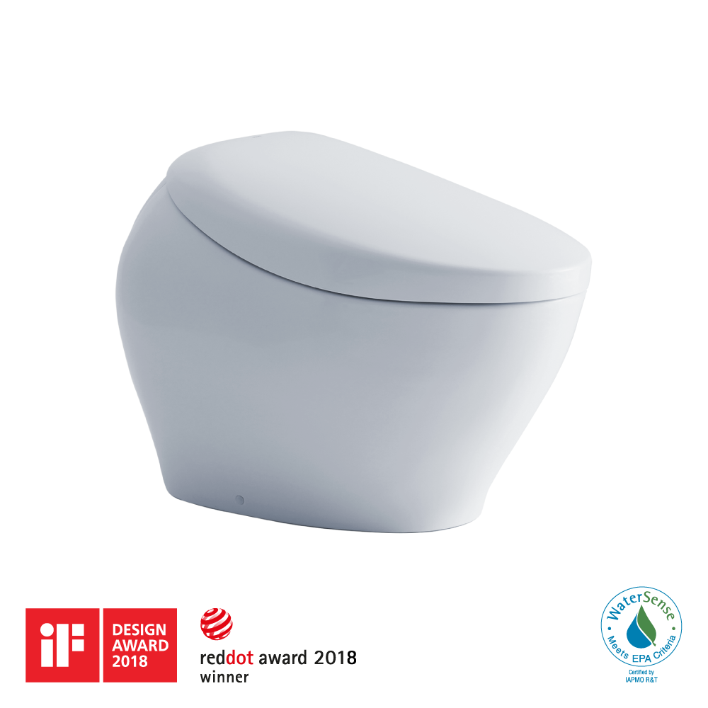 TOTO NEOREST NX1 Dual Flush 1.0 or 0.8 GPF Toilet with Integrated Bidet Seat and EWATER+,  - MS900CUMFG#01 - BNGBath