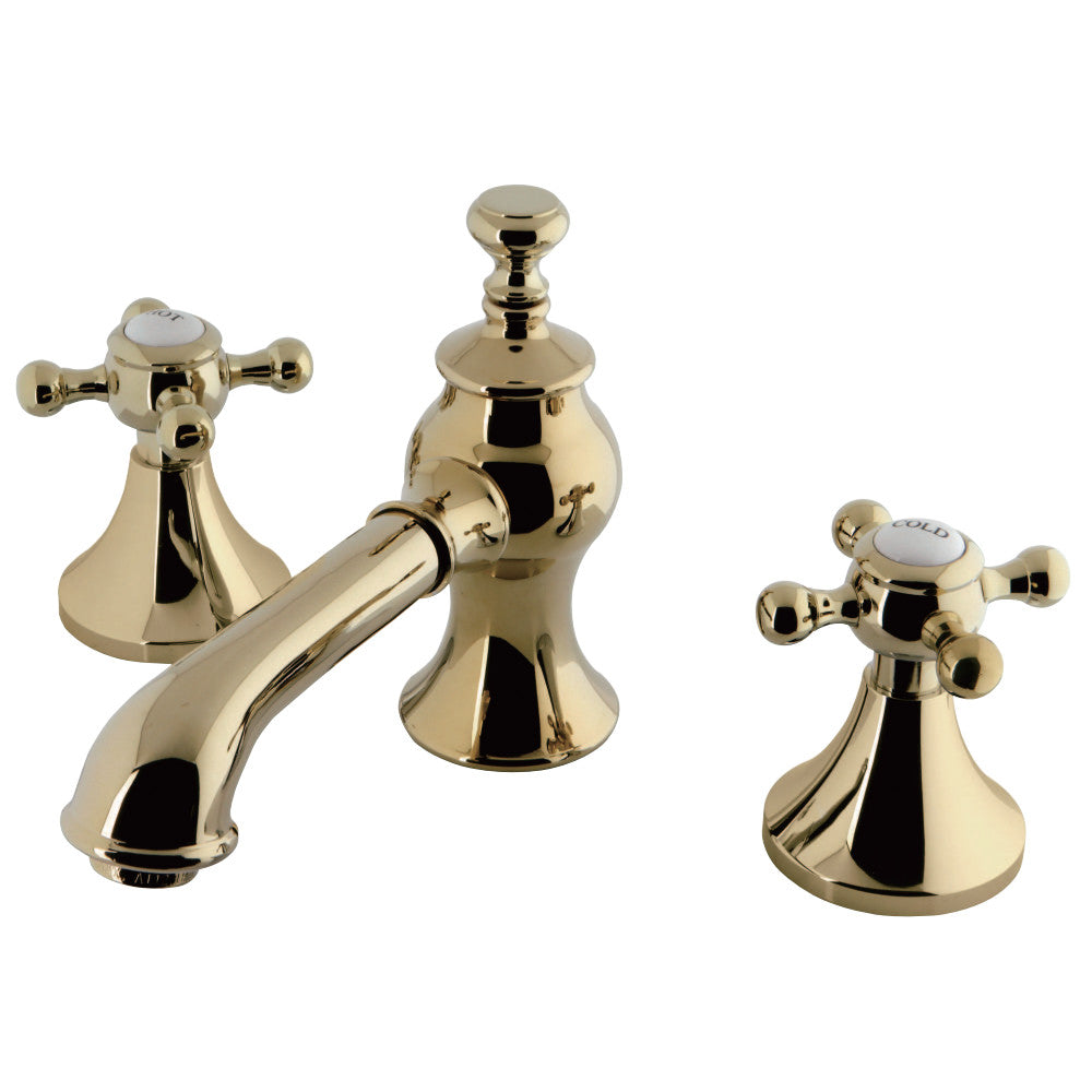 Kingston Brass KC7062BX 8 in. Widespread Bathroom Faucet, Polished Brass - BNGBath