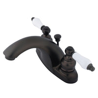 Thumbnail for Kingston Brass KB7645PL 4 in. Centerset Bathroom Faucet, Oil Rubbed Bronze - BNGBath