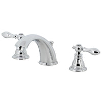 Thumbnail for Kingston Brass KB961ACL American Classic Widespread Bathroom Faucet with Retail Pop-Up, Polished Chrome - BNGBath