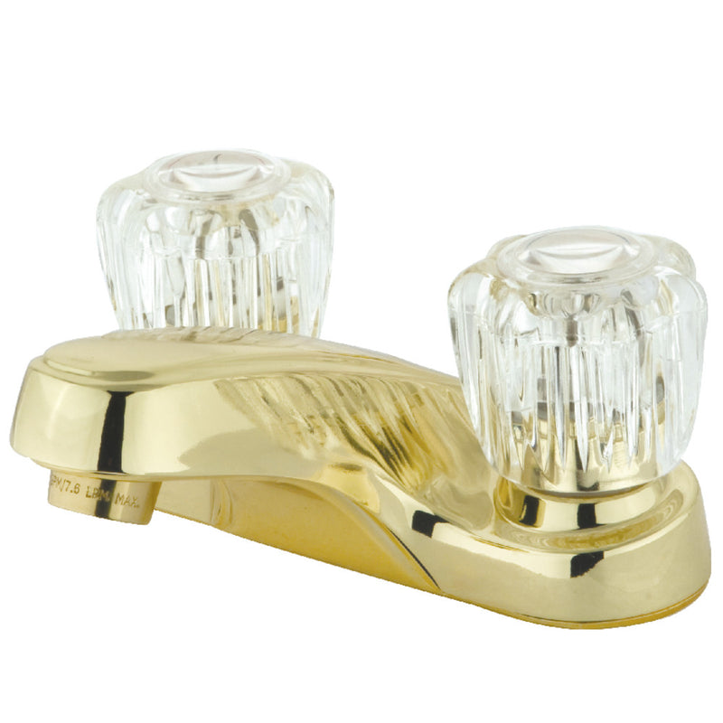 Kingston Brass KB162LP 4 in. Centerset Bathroom Faucet, Polished Brass - BNGBath