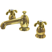 Thumbnail for Kingston Brass KS7262TX 8 in. Widespread Bathroom Faucet, Polished Brass - BNGBath