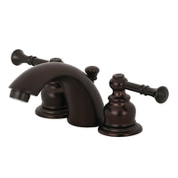 Thumbnail for Kingston Brass KB955NL Mini-Widespread Bathroom Faucet, Oil Rubbed Bronze - BNGBath