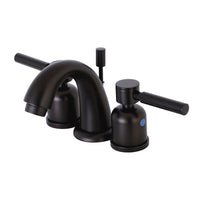 Thumbnail for Kingston Brass KB8915DL Concord Widespread Bathroom Faucet, Oil Rubbed Bronze - BNGBath