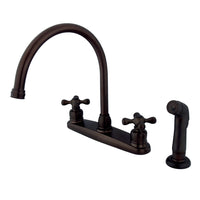 Thumbnail for Kingston Brass KB725AXSP Vintage 8-Inch Centerset Kitchen Faucet, Oil Rubbed Bronze - BNGBath