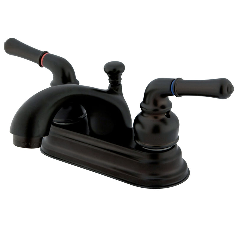 Kingston Brass KB2605NML 4 in. Centerset Bathroom Faucet, Oil Rubbed Bronze - BNGBath