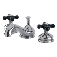 Thumbnail for Kingston Brass KS1161PKX Duchess Widespread Bathroom Faucet with Brass Pop-Up, Polished Chrome - BNGBath