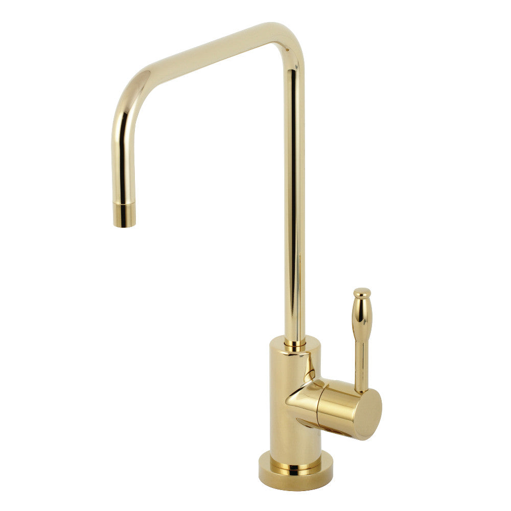 Kingston Brass KS6192NKL Nustudio Single-Handle Cold Water Filtration Faucet, Polished Brass - BNGBath