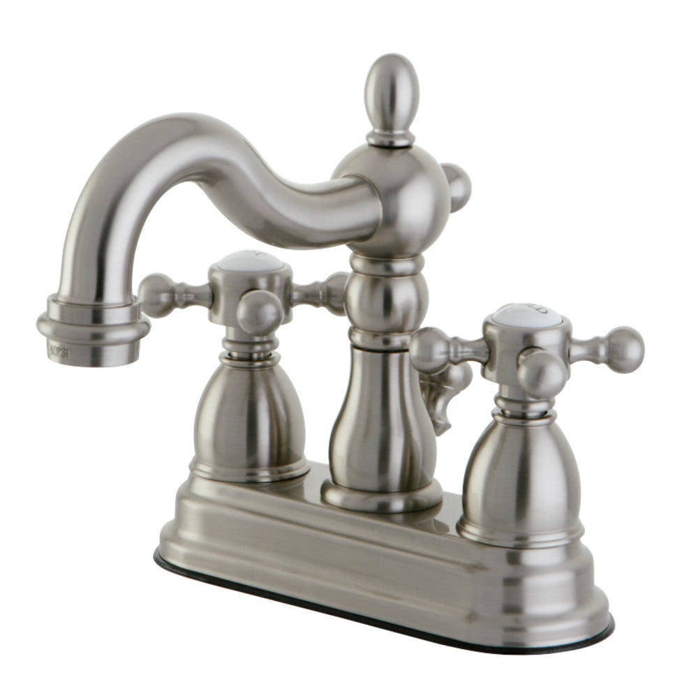 Kingston Brass KS1608BX 4 in. Centerset Bathroom Faucet, Brushed Nickel - BNGBath