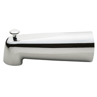 Thumbnail for Kingston Brass K1089A1 7-Inch Diverter Tub Spout, Polished Chrome - BNGBath