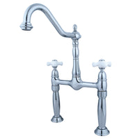 Thumbnail for Kingston Brass KS1071PX Vessel Sink Faucet, Polished Chrome - BNGBath