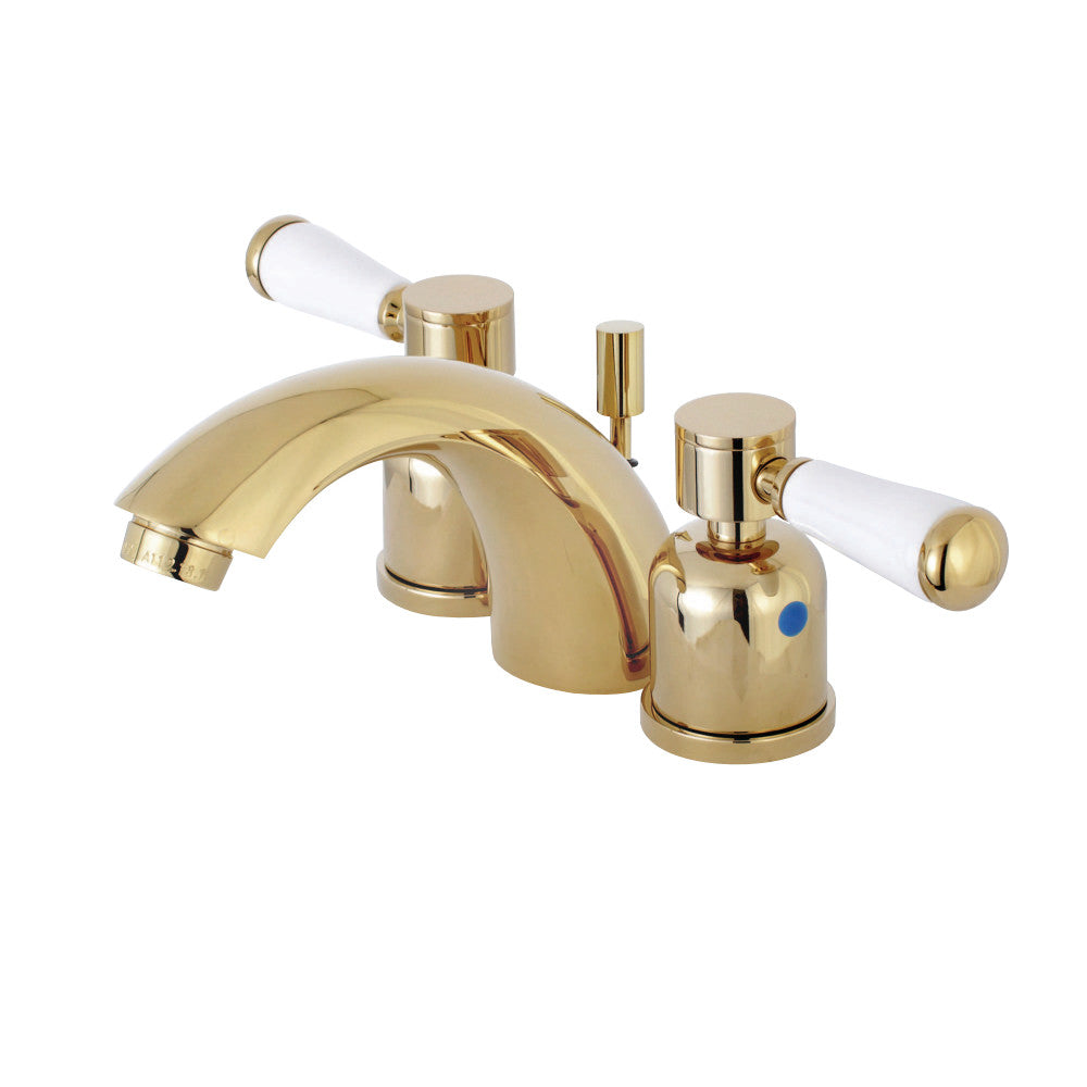 Kingston Brass KB8952DPL Mini-Widespread Bathroom Faucet, Polished Brass - BNGBath