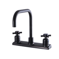 Thumbnail for Kingston Brass FB2145DX Concord 8-Inch Centerset Kitchen Faucet, Oil Rubbed Bronze - BNGBath