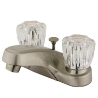 Thumbnail for Kingston Brass GKB168B 4 in. Centerset Bathroom Faucet, Brushed Nickel - BNGBath