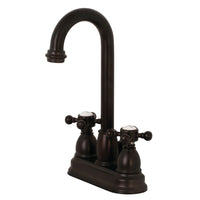 Thumbnail for Kingston Brass KB3615BX 4 in. Centerset Bathroom Faucet, Oil Rubbed Bronze - BNGBath