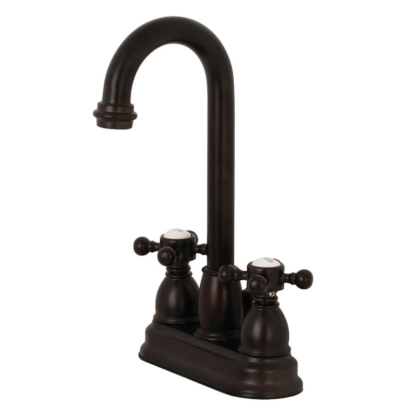 Kingston Brass KB3615BX 4 in. Centerset Bathroom Faucet, Oil Rubbed Bronze - BNGBath