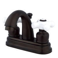 Thumbnail for Kingston Brass GKB5615PX 4 in. Centerset Bathroom Faucet, Oil Rubbed Bronze - BNGBath