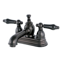 Thumbnail for Kingston Brass KS7005PKL 4 in. Centerset Bathroom Faucet, Oil Rubbed Bronze - BNGBath