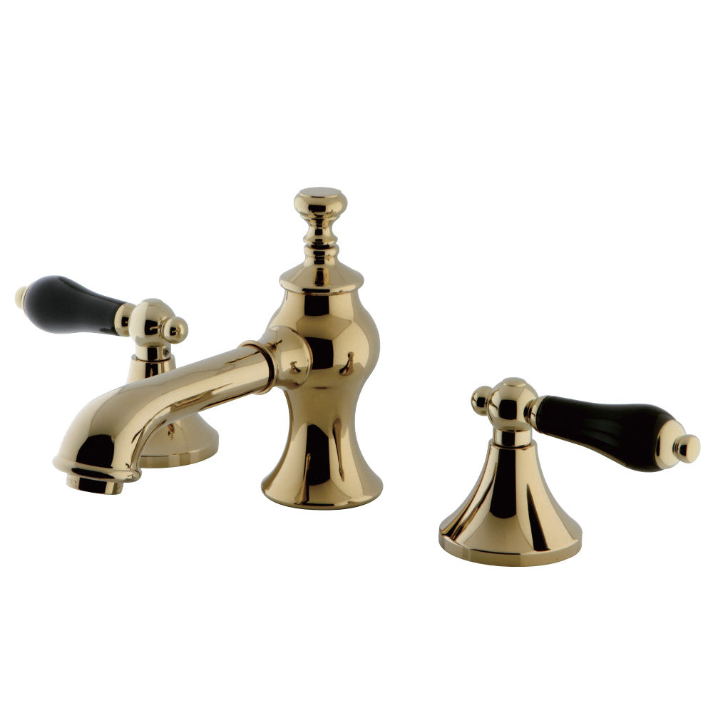 Kingston Brass KC7062PKL Duchess Widespread Bathroom Faucet with Brass Pop-Up, Polished Brass - BNGBath