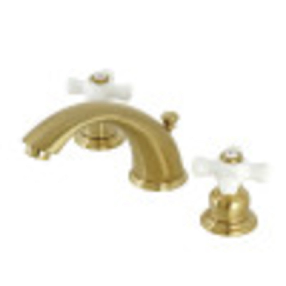 Kingston Brass KB967PXSB Magellan Widespread Bathroom Faucet, Brushed Brass - BNGBath