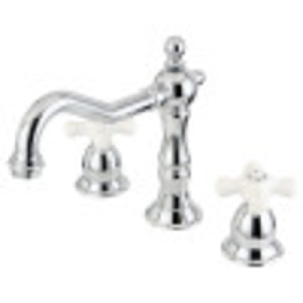 Kingston Brass CC60L1 8 to 16 in. Widespread Bathroom Faucet, Polished Chrome - BNGBath