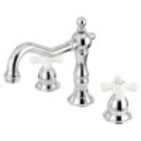 Thumbnail for Kingston Brass CC60L1 8 to 16 in. Widespread Bathroom Faucet, Polished Chrome - BNGBath