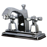 Thumbnail for Kingston Brass KS8641HX 4 in. Centerset Bathroom Faucet, Polished Chrome - BNGBath