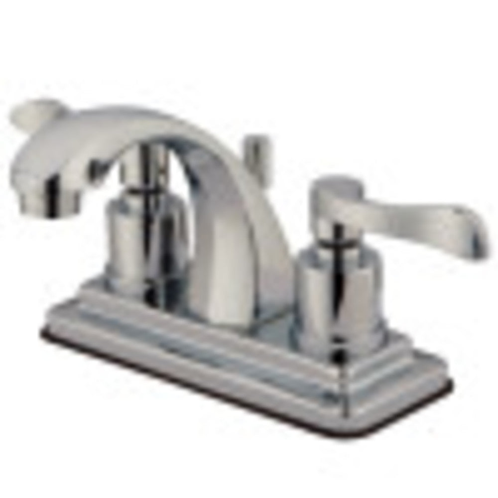 Kingston Brass KS4641DFL 4 in. Centerset Bathroom Faucet, Polished Chrome - BNGBath