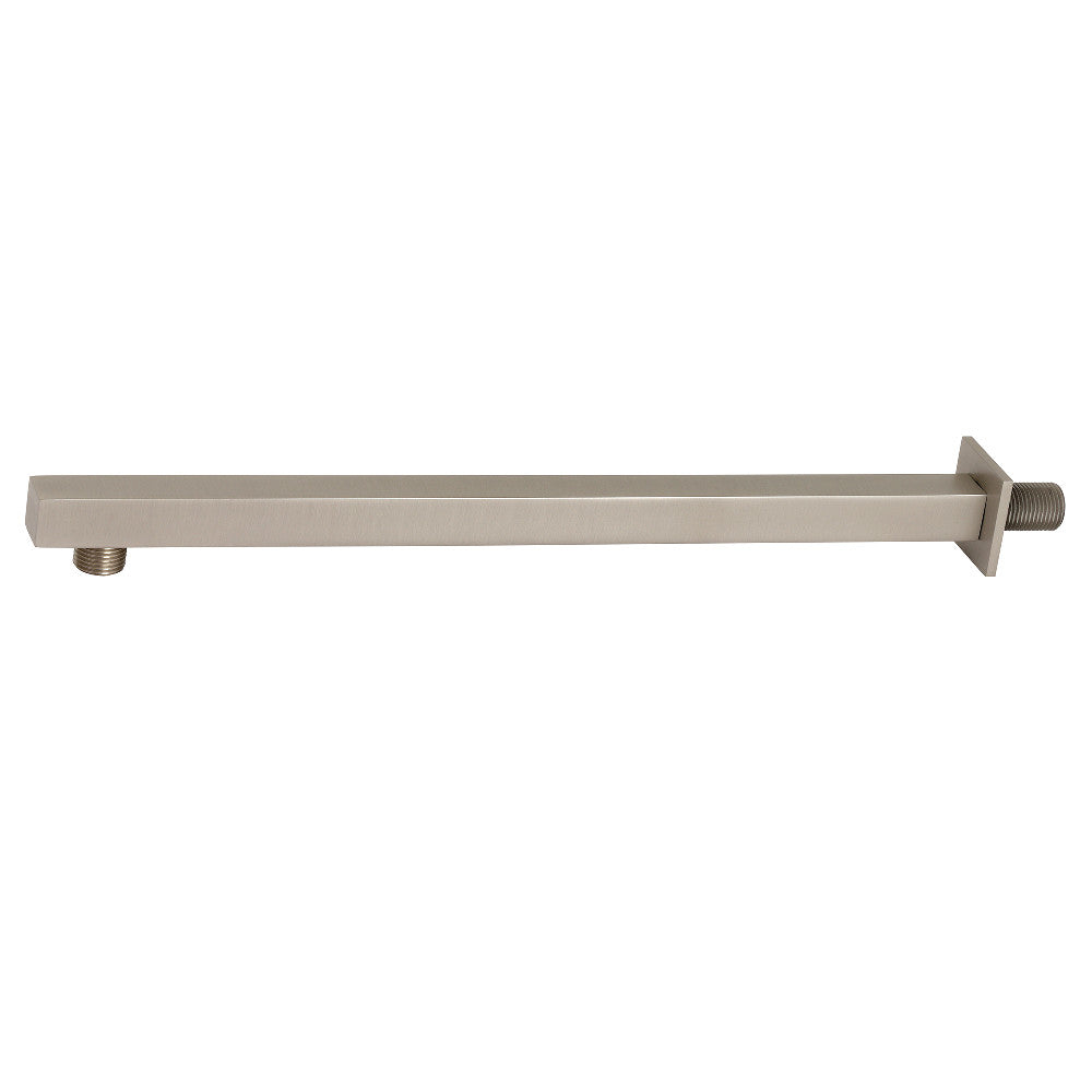 Kingston Brass K4168 Claremont 15-3/4" Square Rain Drop Shower Arm with Flange, Brushed Nickel - BNGBath