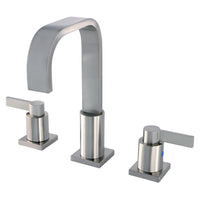 Thumbnail for Fauceture FSC8968NDL NuvoFusion Widespread Bathroom Faucet, Brushed Nickel - BNGBath