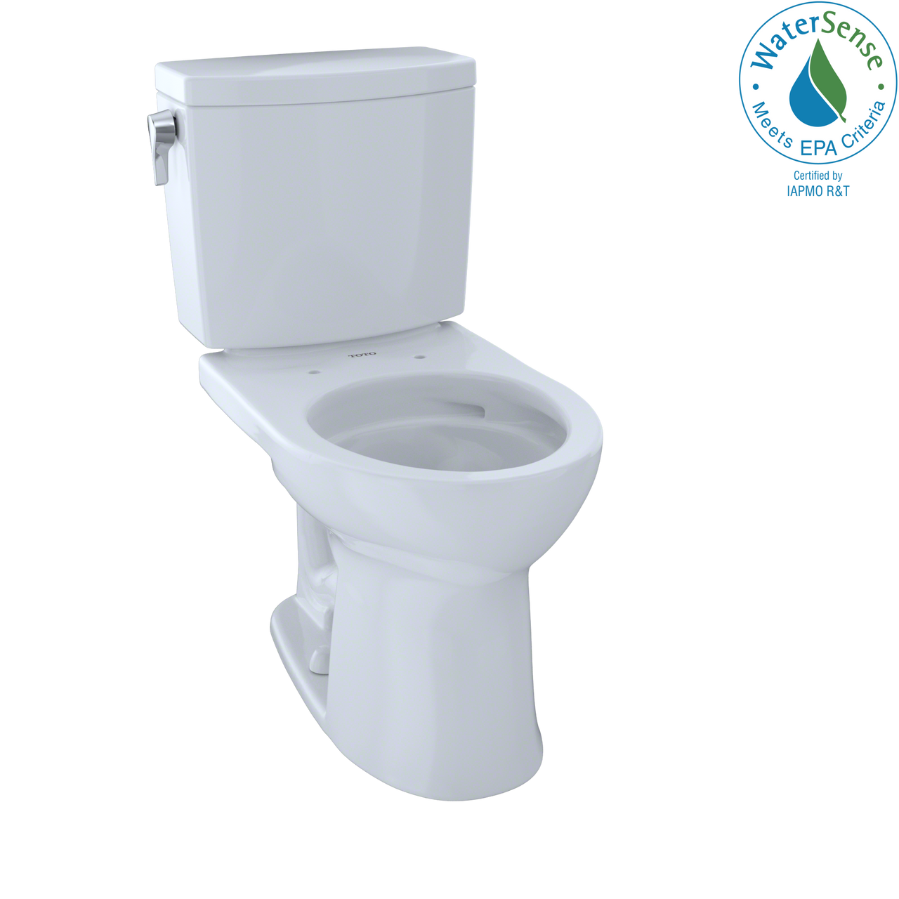 TOTO Drake II 1G Two-Piece Round 1.0 GPF Universal Height Toilet with CeFiONtect,  - CST453CUFG#01 - BNGBath