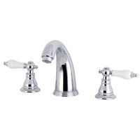 Thumbnail for Kingston Brass KB981APL Widespread Bathroom Faucet, Polished Chrome - BNGBath