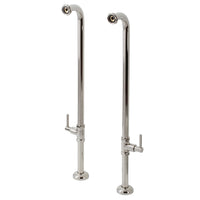 Thumbnail for Kingston Brass AE810S6DL Concord Freestanding Tub Supply Line, Polished Nickel - BNGBath