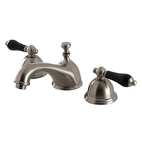 Thumbnail for Kingston Brass KS3968PKL Duchess Widespread Bathroom Faucet with Brass Pop-Up, Brushed Nickel - BNGBath