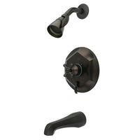 Thumbnail for Kingston Brass KB46350BX English Vintage Tub with Shower Faucet, Oil Rubbed Bronze - BNGBath