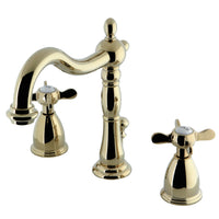 Thumbnail for Kingston Brass KB1972BEX Essex Widespread Bathroom Faucet with Brass Pop-Up, Polished Brass - BNGBath