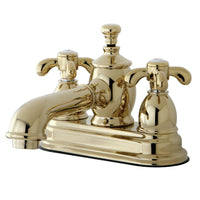 Thumbnail for Kingston Brass KS7002TX 4 in. Centerset Bathroom Faucet, Polished Brass - BNGBath