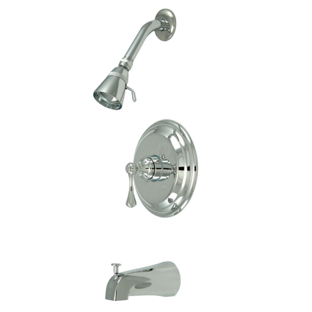 Kingston Brass KB2631BL Magellan Tub & Shower Faucet, Polished Chrome - BNGBath